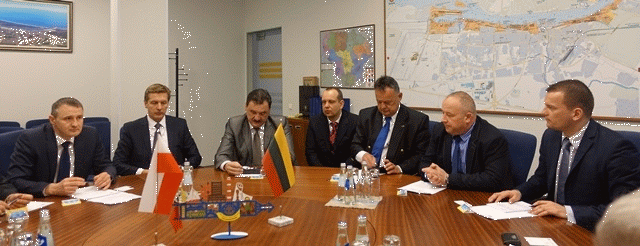 Uosto direkcijoje – Ščecino uosto delegacijos viešnagė